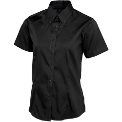 Uneek Clothing UC704 Ladies Pinpoint Oxford Half Sleeve Shirt 140gsm